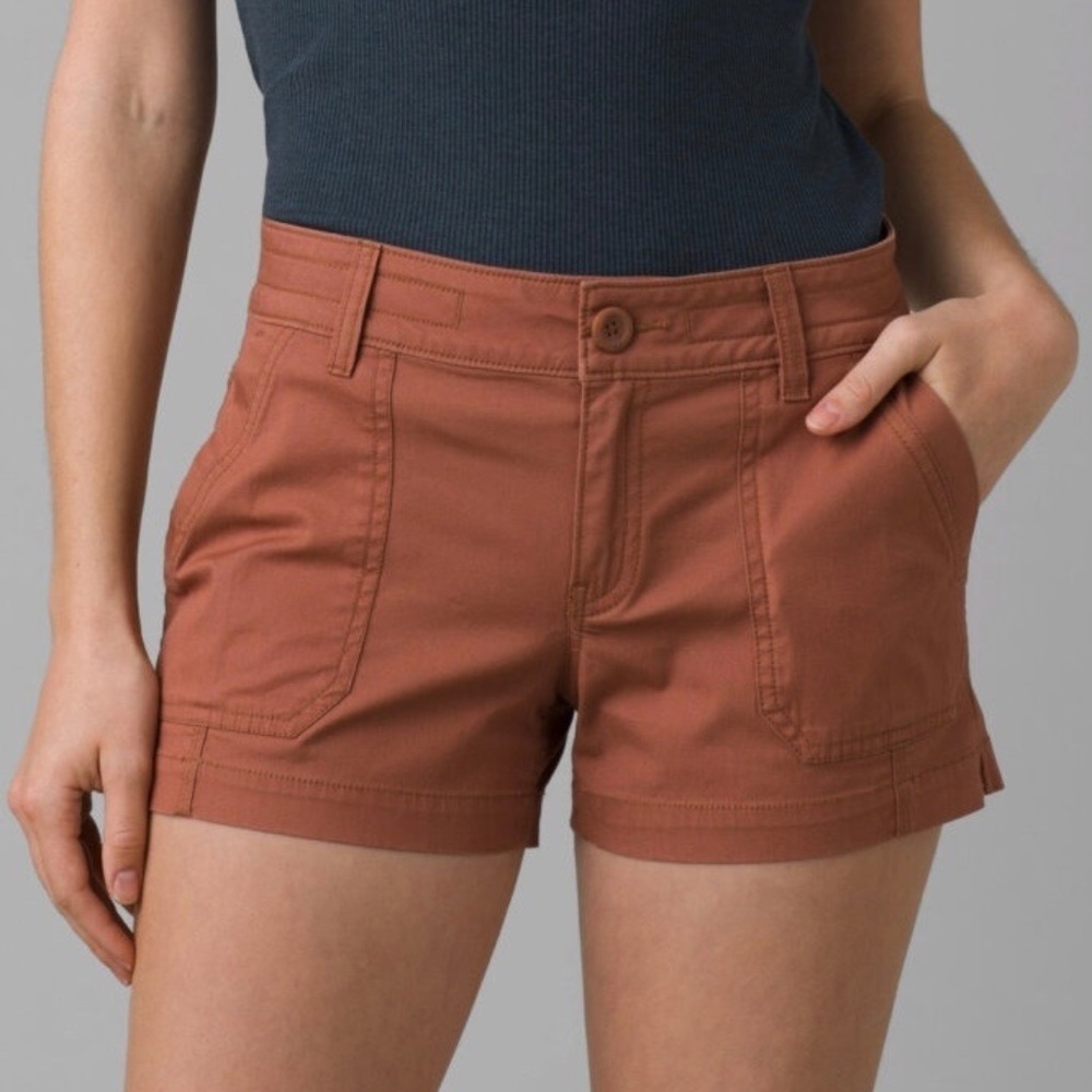 Prana Rust Brown Athletic Shorts